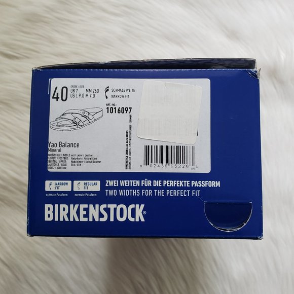 Birkenstock Yao Balance Slides Mineral Nubuck 40EU - Picture 8 of 10